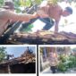 Foto : Polsek Kebonagung Bantu Warga yang Terdampak Hujan dan Angin Kencang