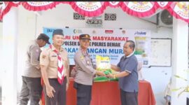 Foto : Polres Demak menggelar Gerakan Pangan Murah secara serentak di 14 kecamatan