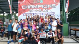 Foto : Turnamen tenis Kapolda Banten Cup 2025