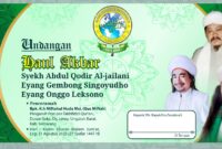 Foto : Haul Akbar Syekh Abdul Qodir Al Jaelani
