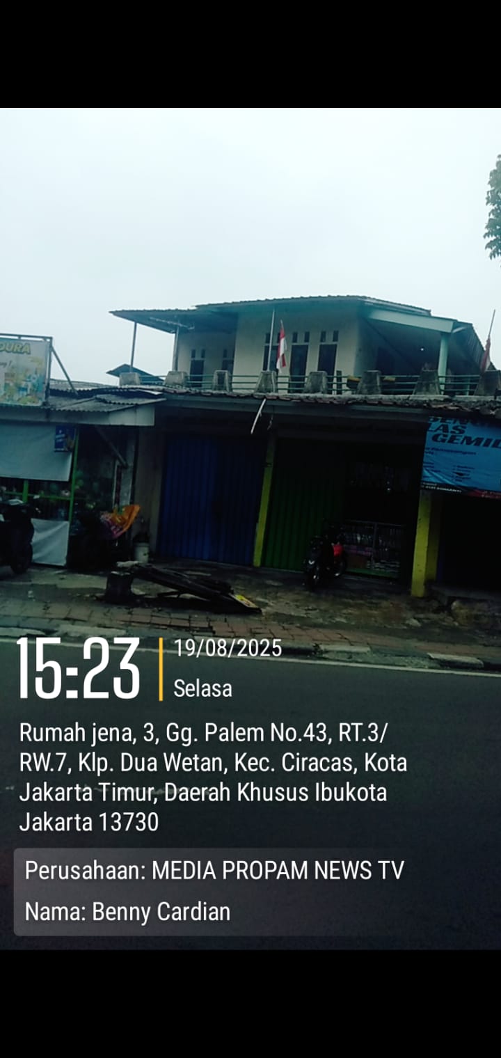 Foto : Toko obat keras jenis golongan G di Jl. Kelapa Dua Wetan, Ciracas, Jakarta Timur