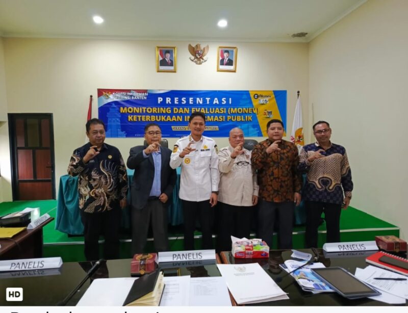 Foto : Komisi Informasi (KI) Provinsi Banten resmi menyelesaikan tahap monitoring dan evaluasi