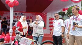 Foto : Kelurahan Sukamulya gelar jalan santai dan berbagi doorprize