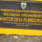Foto : Kantor Desa Pasirdurung, Kecamatan Sindangresmi, Kabupaten Pandeglang