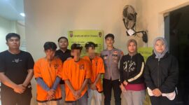 Foto : Ditreskrimum Polda Banten Menangkap 3 Pelaku Pencabulan