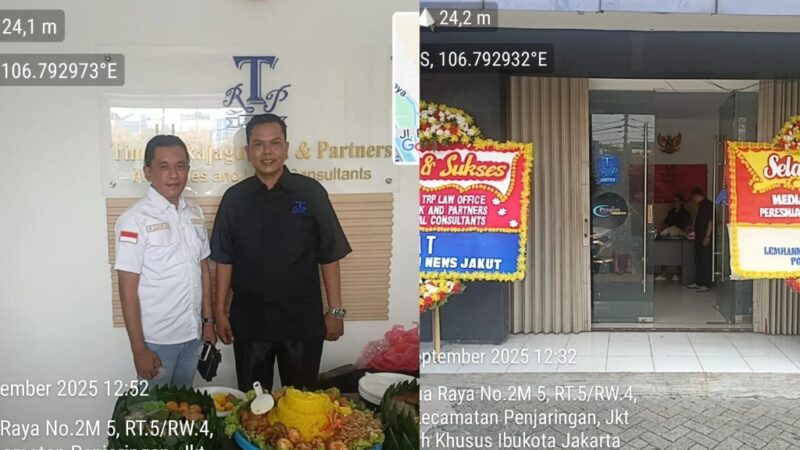 Foto : Peresmian Kantor Kabiro Media Propam News TV yang berlokasi di Ruko Apartemen Robinson, Jalan Jembatan Dua Raya No. 2A, Jakarta Utara.