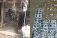 Foto : Toko obat berkedok konter hp di jln TB Simatupang, Tanjung Barat, Jagakarsa, Jakarta Selatan.