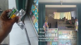 Foto : Toko kosmetik di jalan Swadarma raya RT 09 RW 08, Ulujami kec. Pesanggrahan, kota Jakarta Selatan