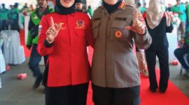 Foto : Sekretaris Jenderal Persatuan Wartawan Duta Pena Indonesia (PWDPI), Nova Indriani, menghadiri acara peringatan Hari Ulang Tahun (HUT) ke-8 Gaspool Lampung