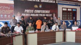 Foto : Sat Reskrim Polres Banjar bersama Balai Konservasi Sumber Daya Alam Kalimantan Selatan berhasil mengungkap kasus perdagangan bagian tubuh satwa liar yang dilindungi.