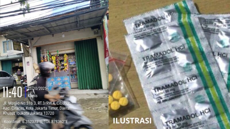 Foto : Kios sembako di Jl. Mesjid Rt. 3 Rw. 4 Cibubur Kecamatan Ciracas, Kota Jakarta Timur