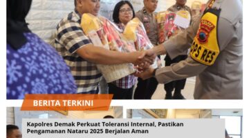 Kapolres Demak Perkuat Toleransi Internal, Pastikan Pengamanan Nataru 2025 Berjalan Aman