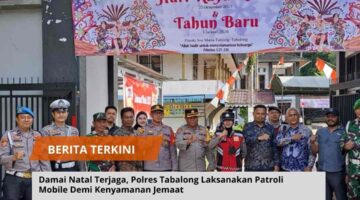 Damai Natal Terjaga, Polres Tabalong Laksanakan Patroli Mobile Demi Kenyamanan Jemaat