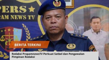Redaksi PropamnewsTV Perkuat Satbel dan Pengawalan Pimpinan Redaksi