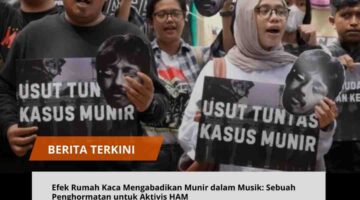 Efek Rumah Kaca Mengabadikan Munir dalam Musik: Sebuah Penghormatan untuk Aktivis HAM